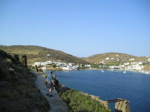 hiking-sifnos-greece Hiking the path to Faros. Photo courtesy Vera Marie Baderstcher.