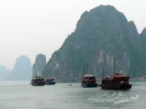 Halong-Bay-Vietnam Cruising through Halong Bay, Vietnam
