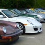 Porsches at Black Rock 2013