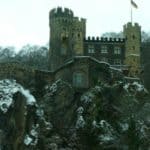 Rheinstein castle in the Rhine Gorge