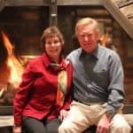Donna and Alan Hull celebrate Thanksgiving at Triple Creek Ranch.