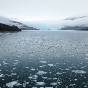El Brujo Glacier in the Chilean Fjords