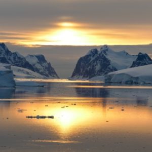 Sunset in Neumayer Channel
