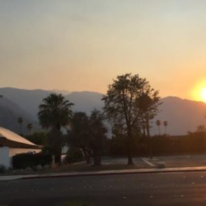 Sunset in Palm Springs