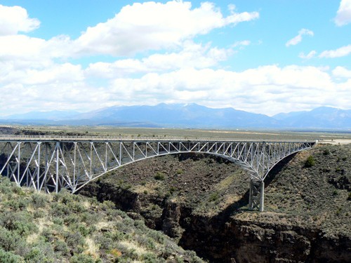 Rio Grande Gorge Bridge near Taos, New Mexico