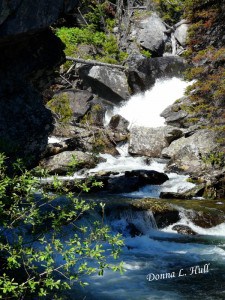 Waterfall on the Lake Como Loop Trail