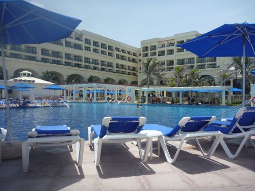 Relax by the pool at CasaMagna Marriott in Cancun
