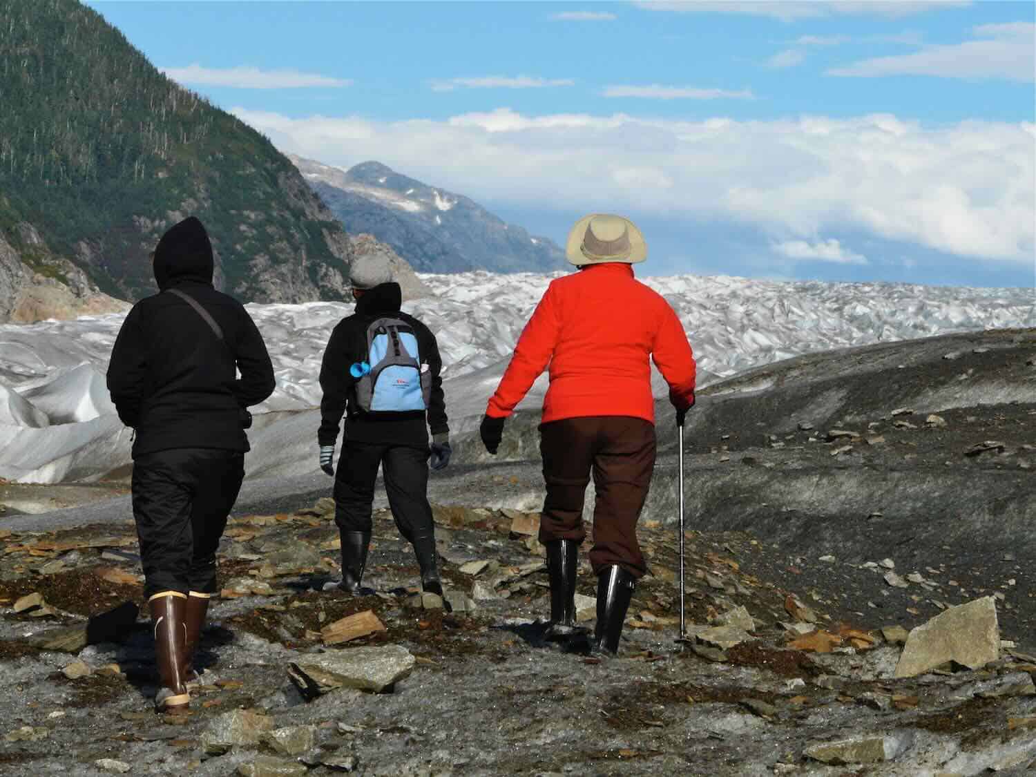 Visiting Baird Glacier on an Expedition Cruise Excursion