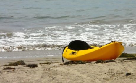 sea kayaking near Santa Barbara, CA
