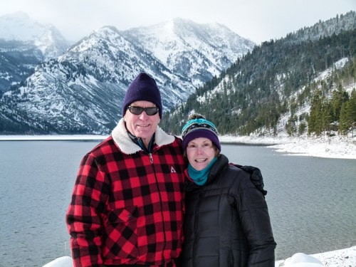 Donna and Alan Hull at Lake Como near Hamilton, Montana
