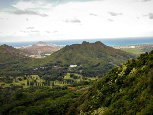 Nu’uanu Pali on Oahu Island