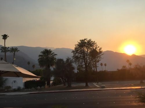 Sunset in Palm Springs