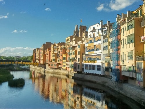 A view of Girona's river