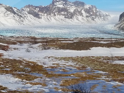 frozen tundra landscape