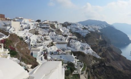 white buildings on the coast