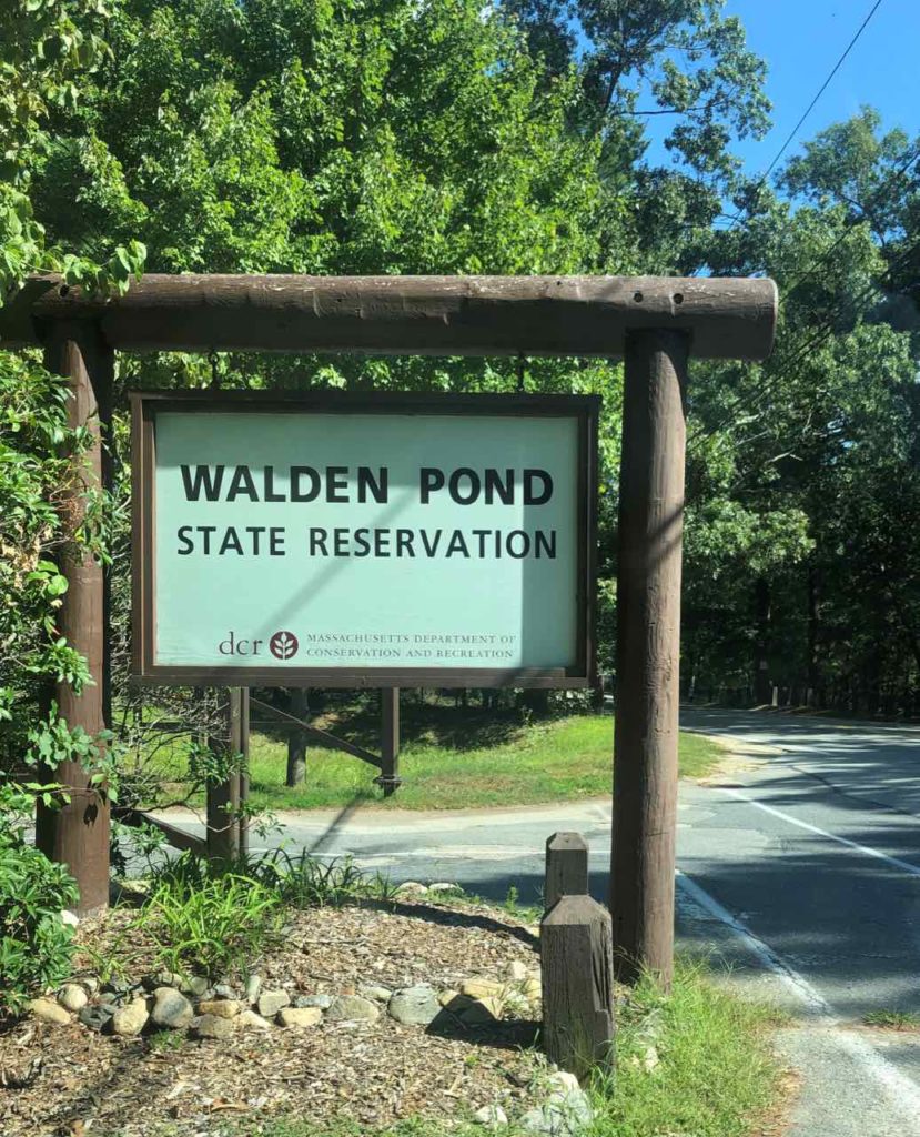 Walden Pond sign
