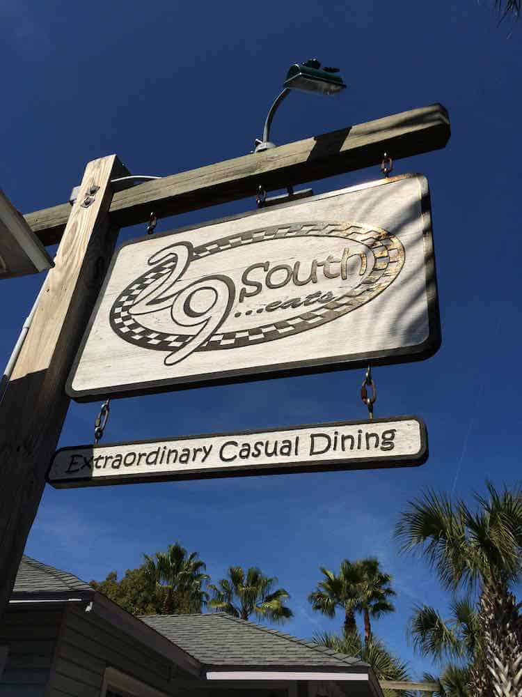 Restaurant sign in Fernandina Beach