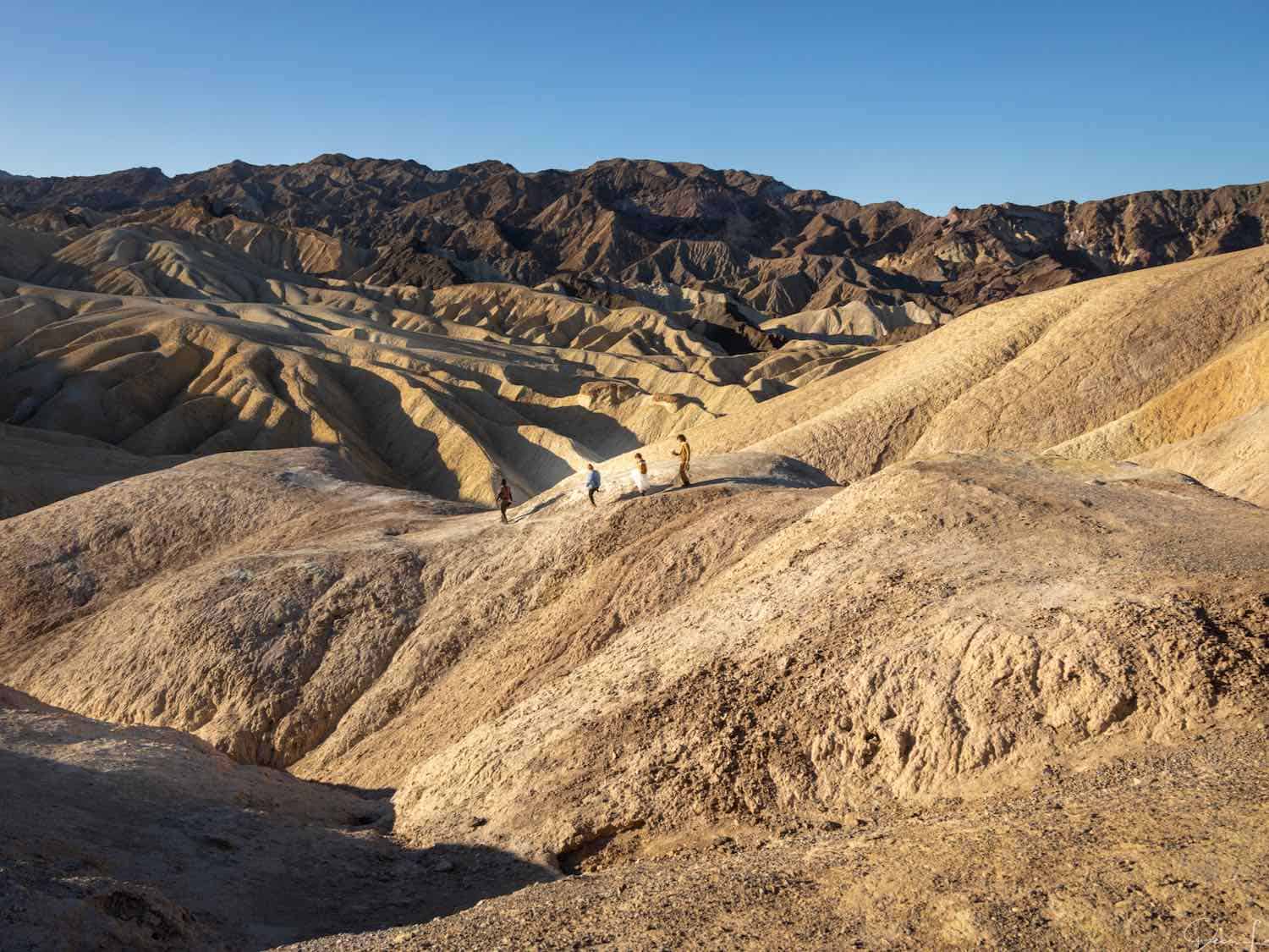 See the sunrise at Zabriskie Point on your 2 days in Death Valley.